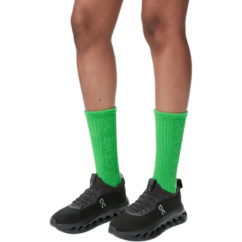 LOEWE x On SS25 Mid Calf Socks Unisex 1 Pack Green-1