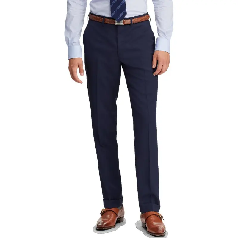 Ralph Lauren Purple Label FW24 Suit Trouser Men's Blue-1