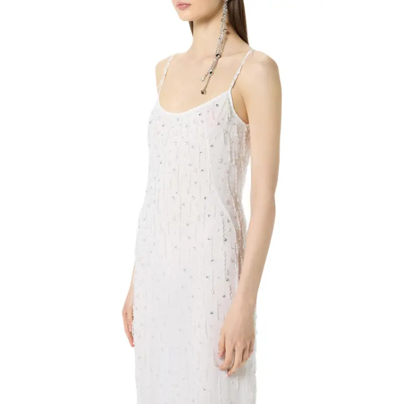 Blumarine Bead tassel Maxi Dress-4