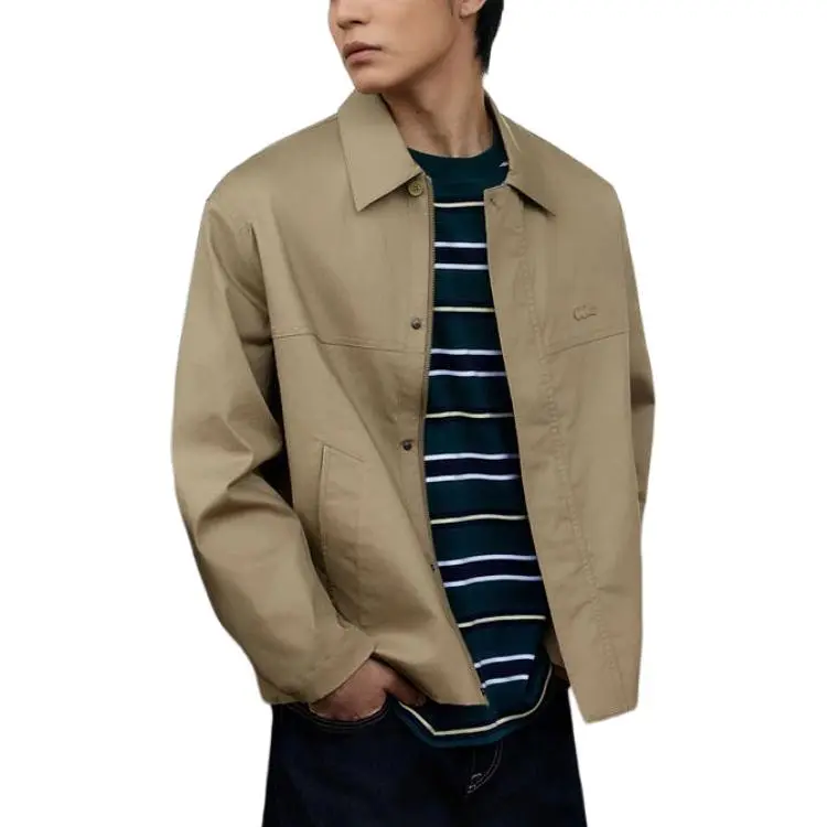 LACOSTE SS25 Jacket Men's Camel-1