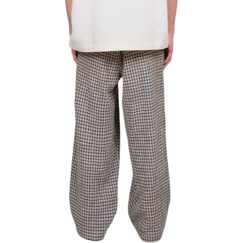 Story Mfg Casual Pants Unisex Brown-1