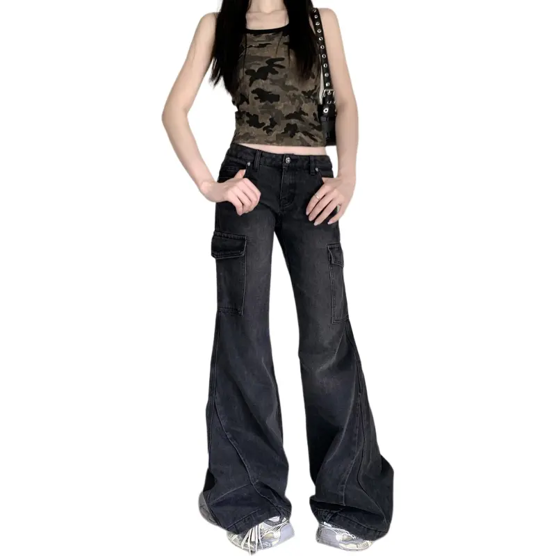 GOSO Cargo Pants Women's Black-2