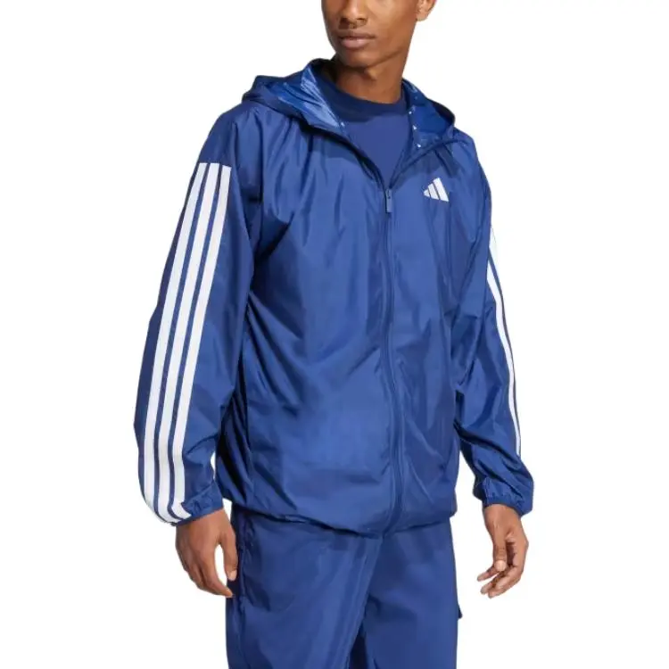 Adidas Essentials 3 Stripes Windbreaker-3