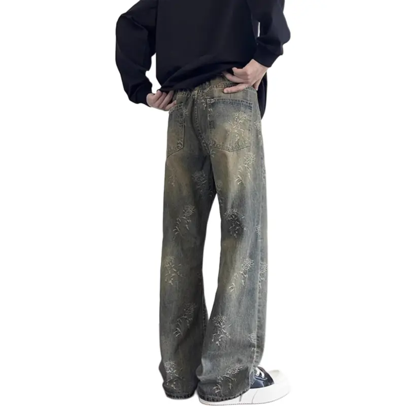 FA2LO Jeans Unisex Yellow Mud-1