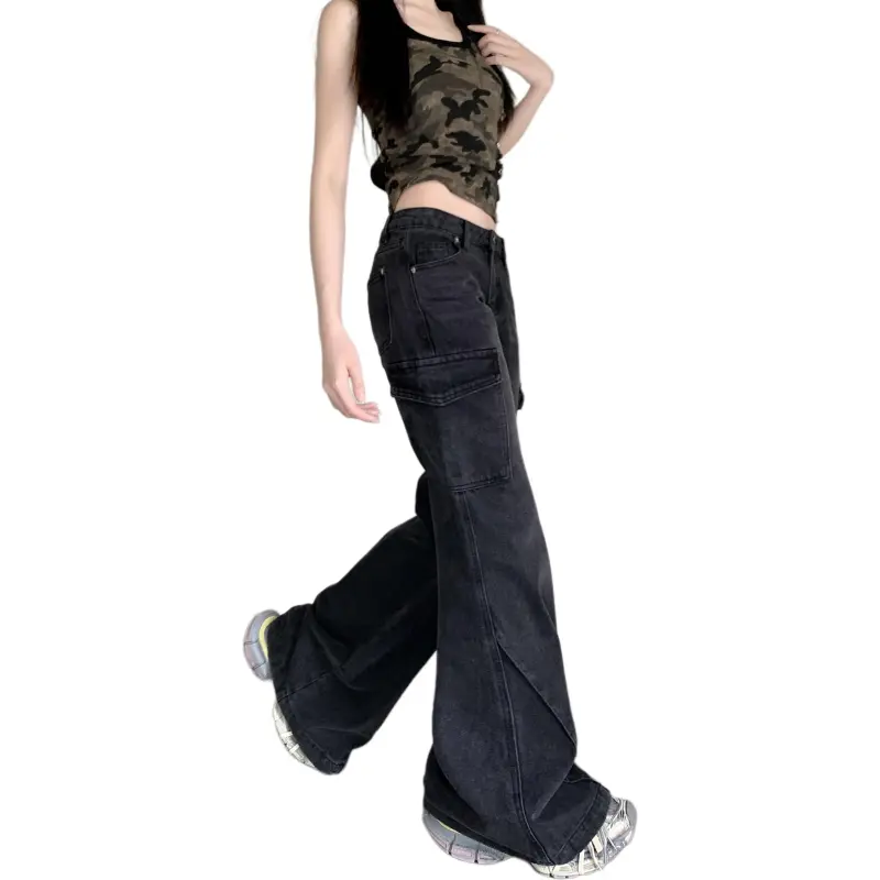 GOSO Cargo Pants Women's Black-4