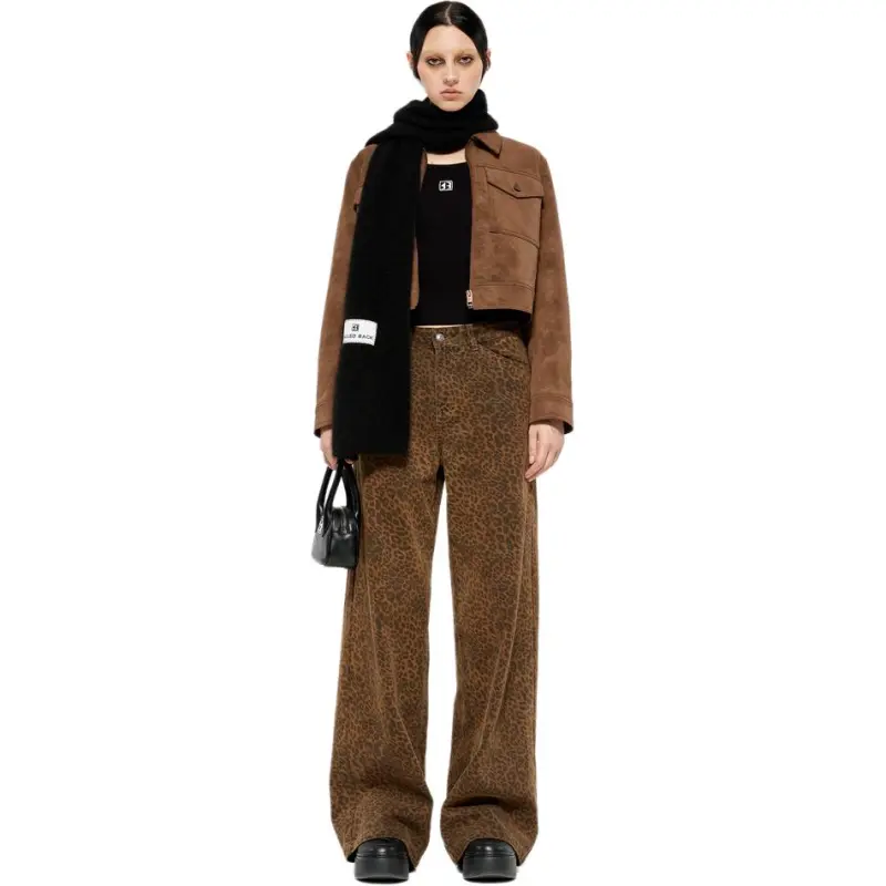 CALLED BACK Cropped Coats Women's Brown-2