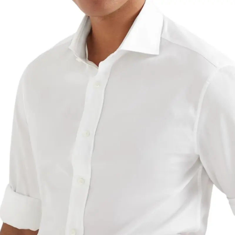 Brunello Cucinelli Long sleeve Cotton Shirt-3