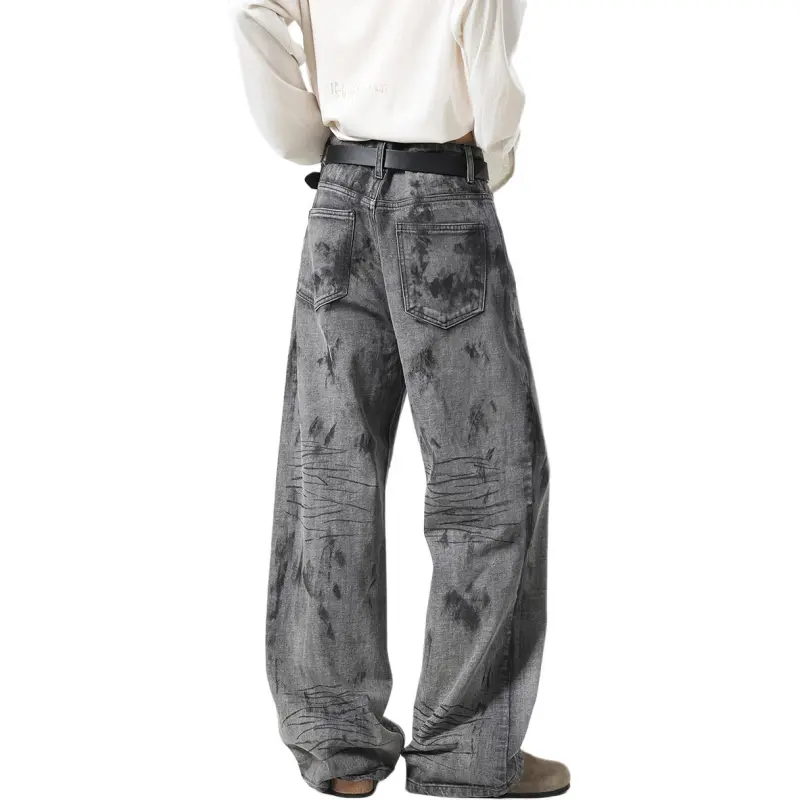 Poshbrain Jeans Unisex Wasteland Gray-1