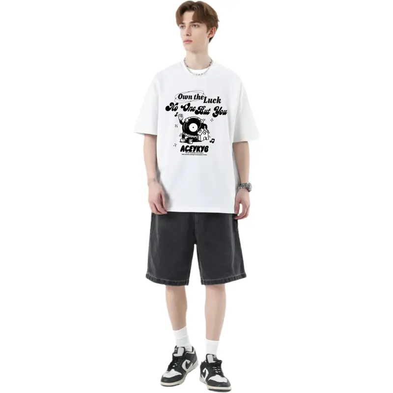 YK&YB T Shirts Unisex White-3