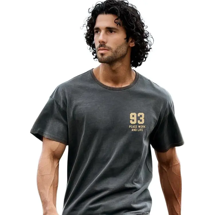AKCLUB Vintage Collection T Shirt Men's Charcoal Gray-2