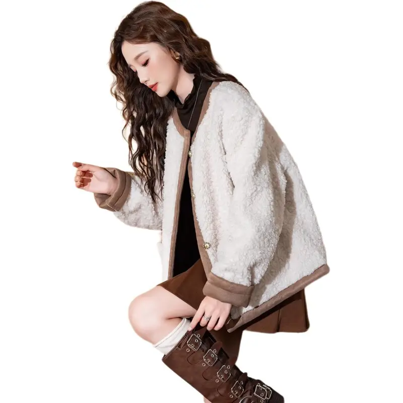 Tonlion Velvet feel Coat Women's-5