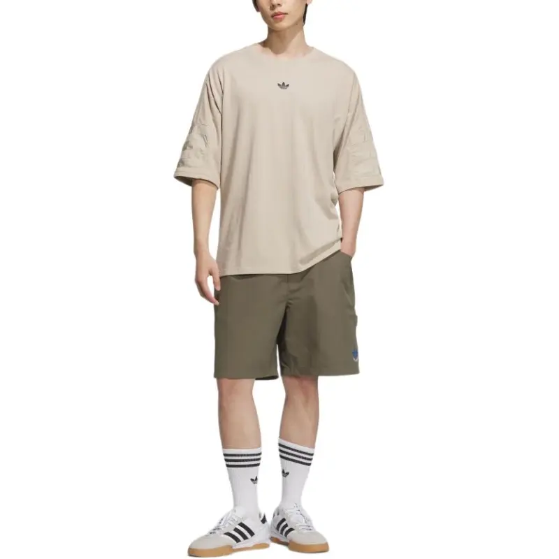 Adidas Originals CITY SKATE Sports Shorts Men's Strata Olive Green-1