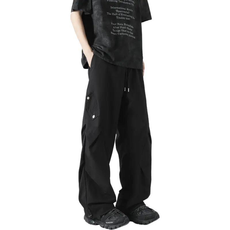 KAIPAINEN Casual Pants Unisex Black-3