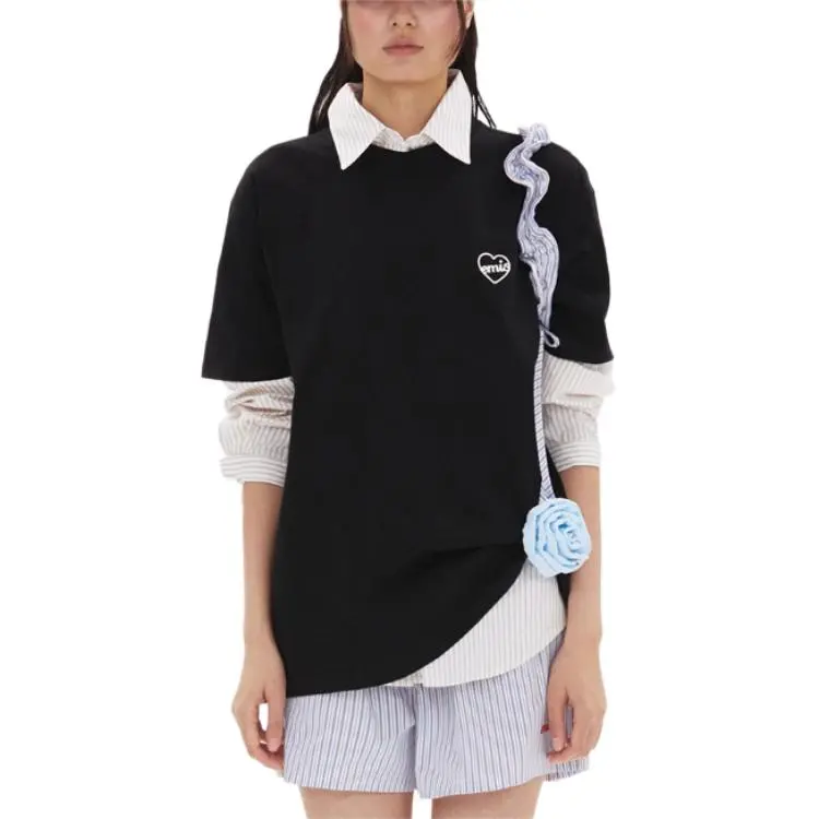 Emis T Shirts Unisex Black-2