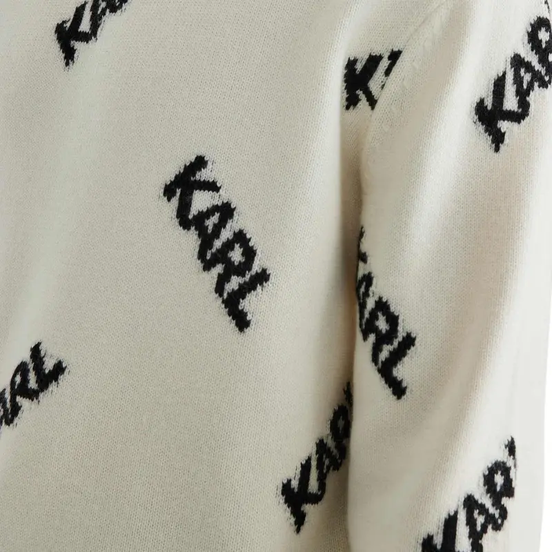 KARL LAGERFELD FW24 Sweater Men's White-4