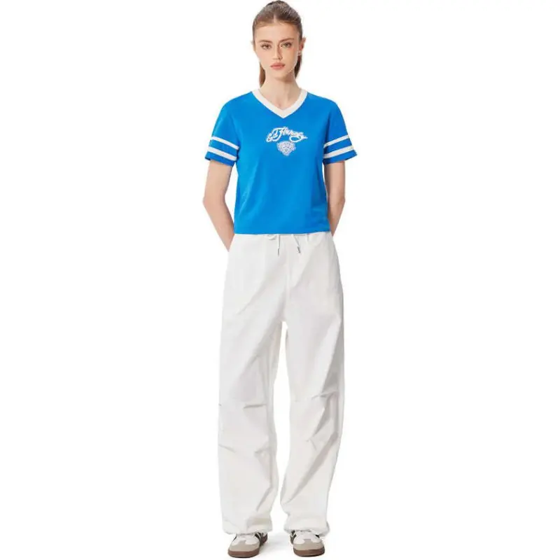 Ed Hardy SS25 Casual Pants Women's Ivory White-2