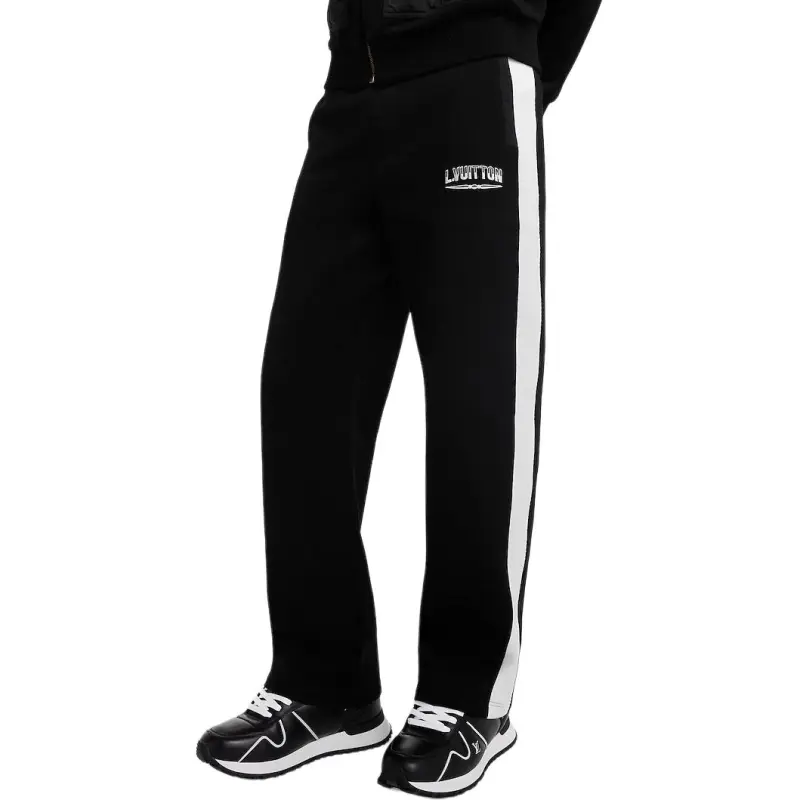 LOUIS VUITTON Casual Pants Men's Black-4