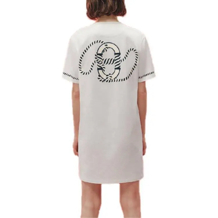 HERMES SS23 Short Sleeved Dresses Women's White-1