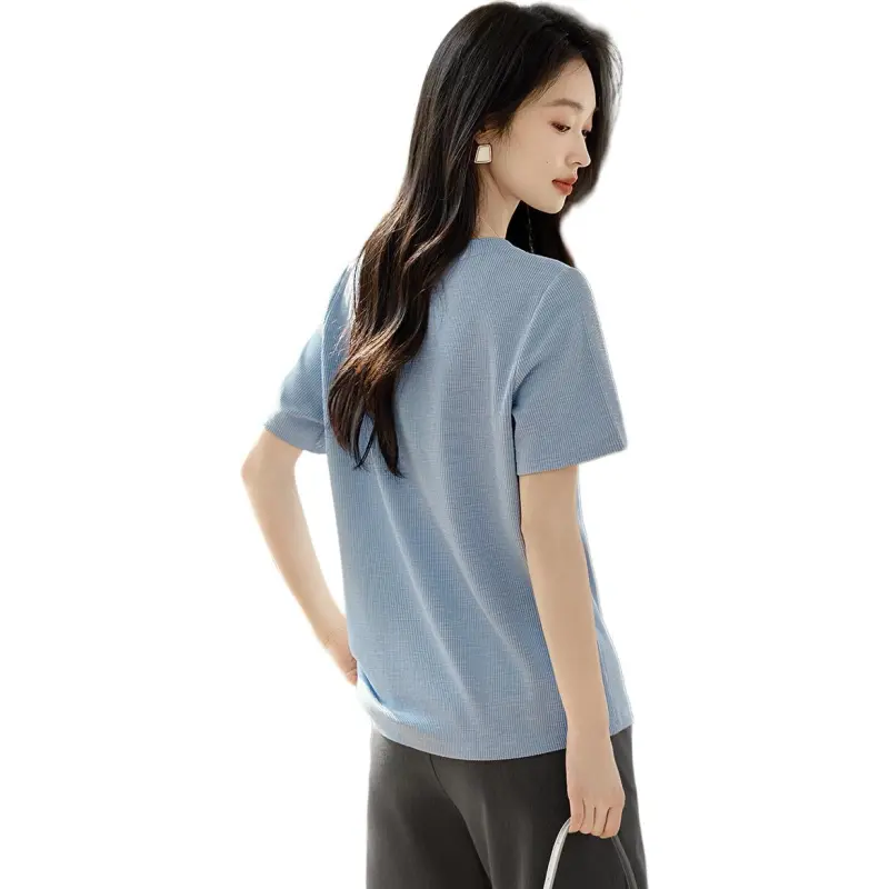 XWI T Shirt Women's Moonstone Blue-1