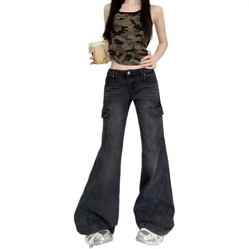 GOSO Cargo Pants Women's Black-1