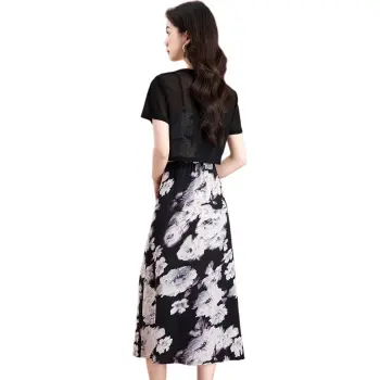 Mylan Two Piece Skirt Sets Women's Black