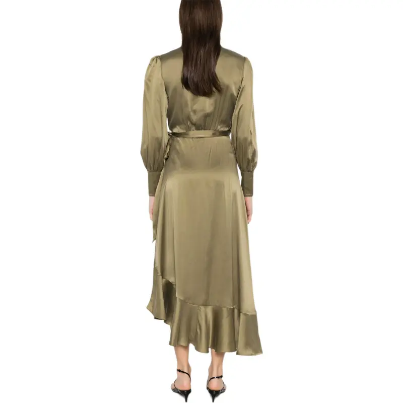 Zimmermann V Neck Wrap Mini Dress-2