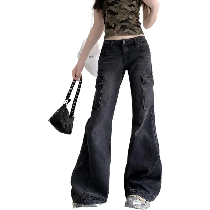 GOSO Cargo Pants Women's Black-5