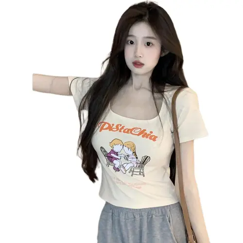 Mu Xiao Xin Set in Sleeve T Shirt Women's