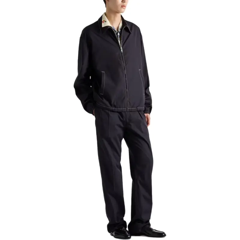 PRADA Zip Up Bomber Jacket-1