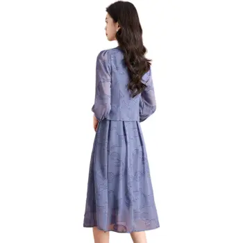 Mylan Two Piece Skirt Sets Women's Blue