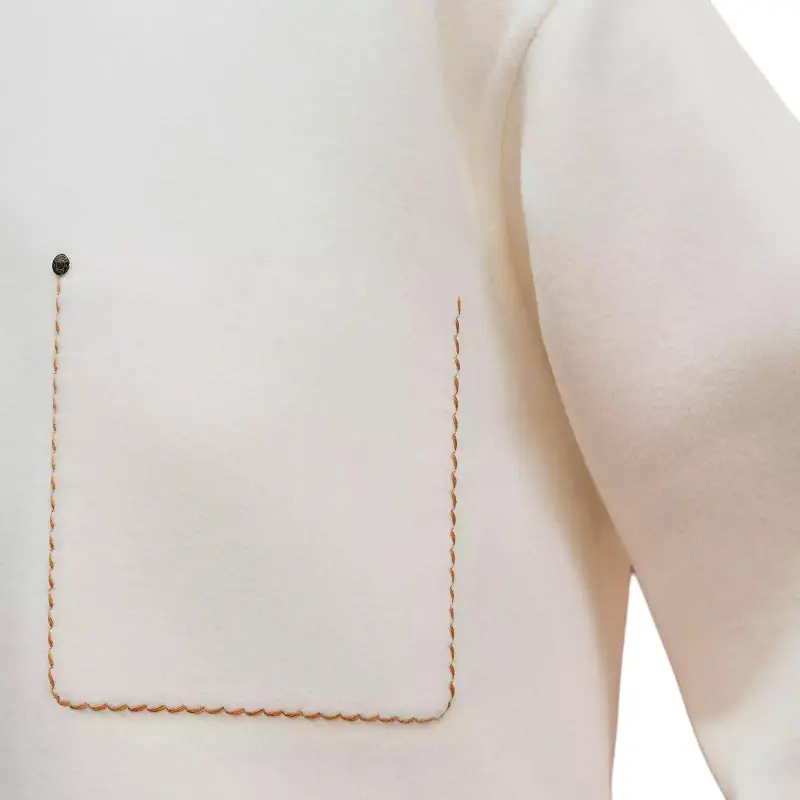 HERMES Coats Women's White-3