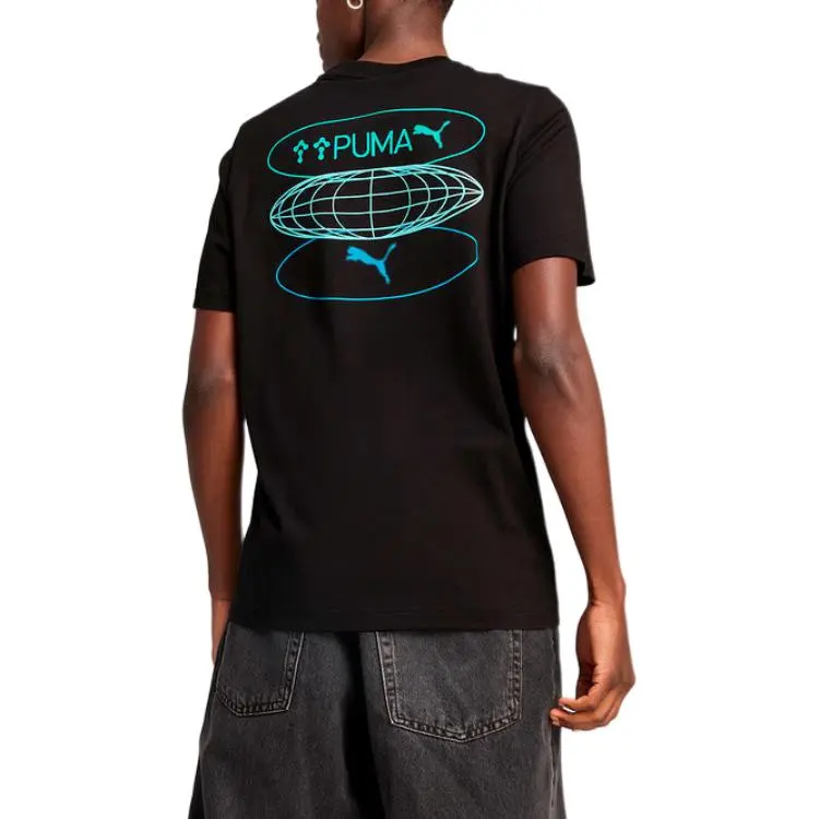 PUMA GRAPHICS 3 Circles Tee T Shirt Men's Black-4