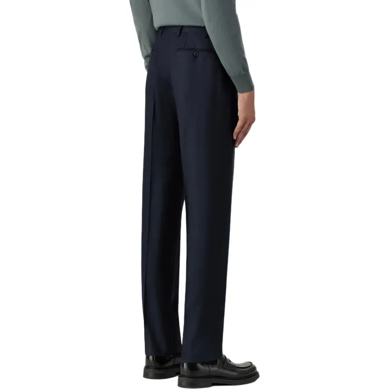Canali Suit Trousers Men Blue-2