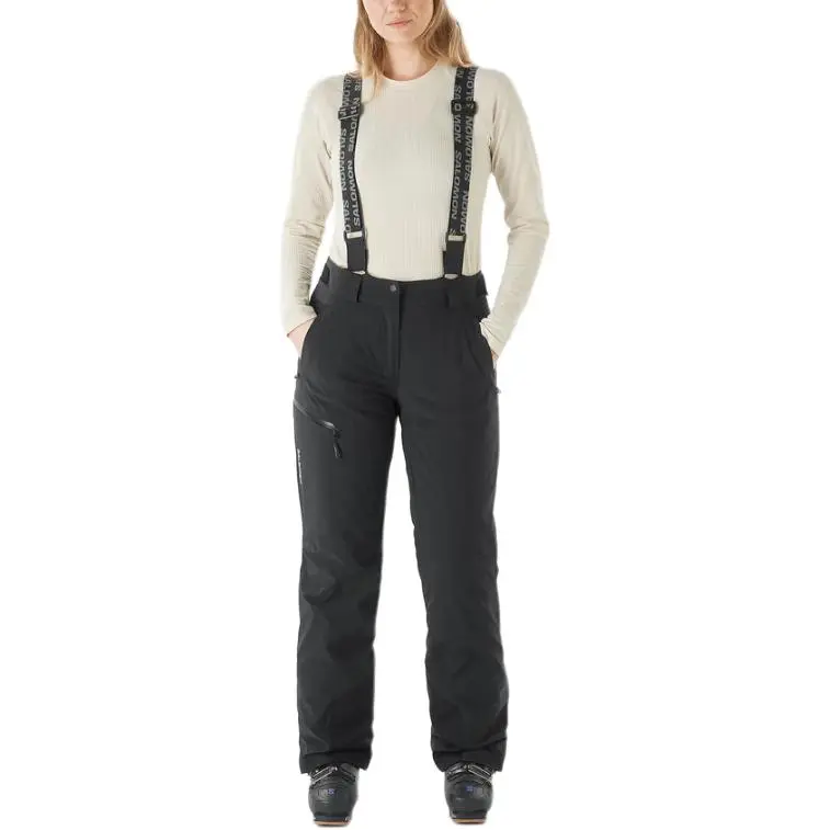 SALOMON BRILLIANT Ski Pants Women's Pitch Black-1