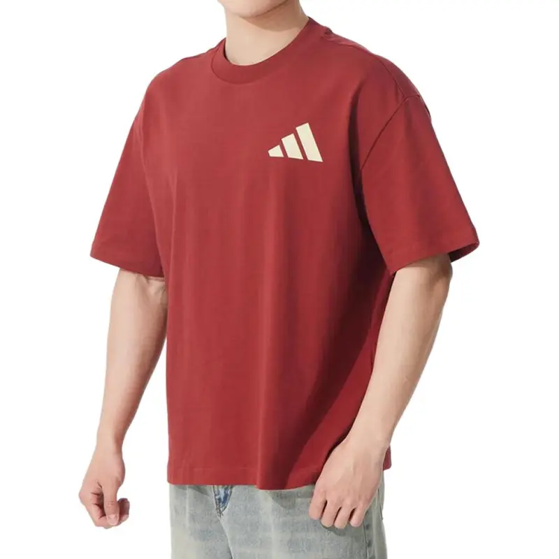 Adidas T Shirts Unisex Red-1