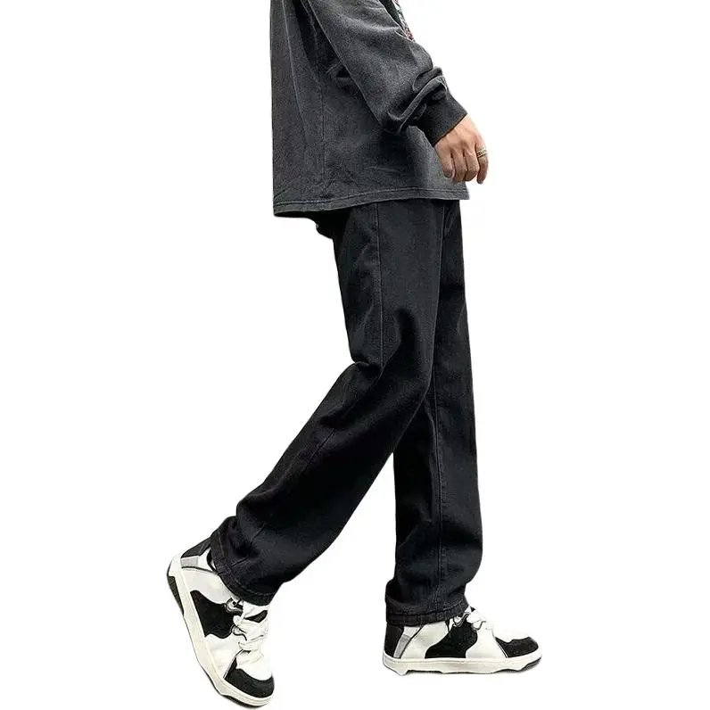 FAWENXIANGZI Jeans Men Black-2