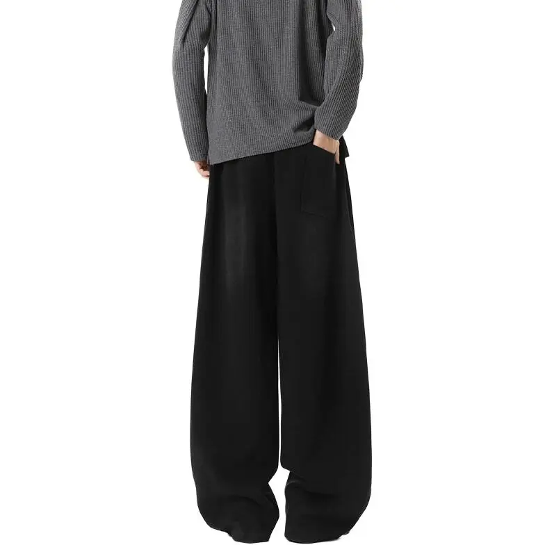 CORNILOT Casual Pants Unisex Black-1
