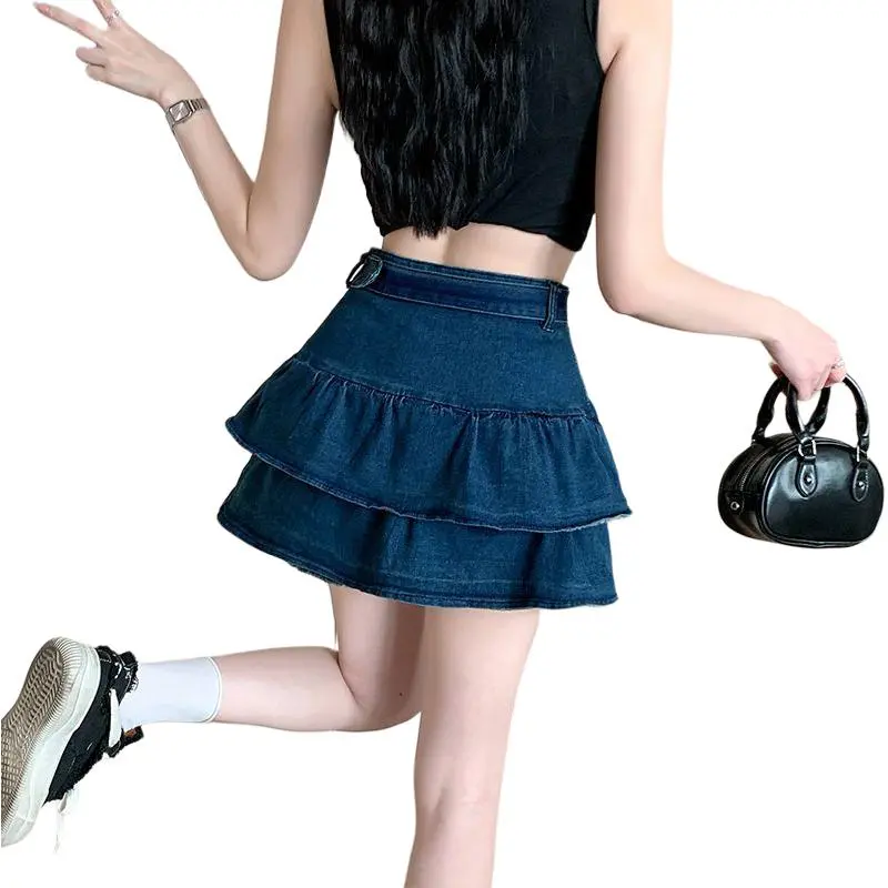 GOSO Denim Short Skirts Women's-2
