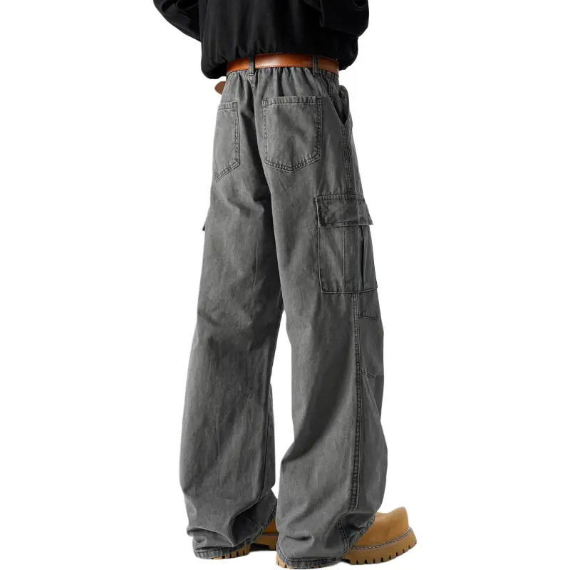 MARK WAFFLE Cargo Pants Unisex-1