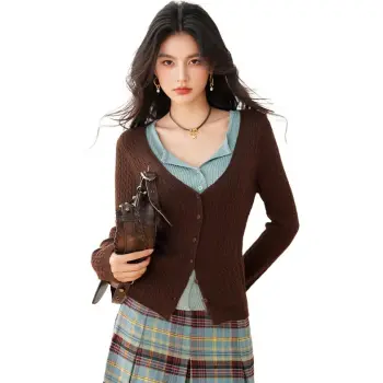 La Chapelle Knitwear Women's Coffee