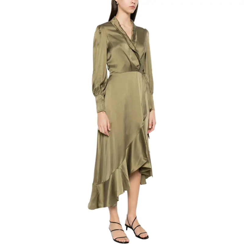 Zimmermann V Neck Wrap Mini Dress-3