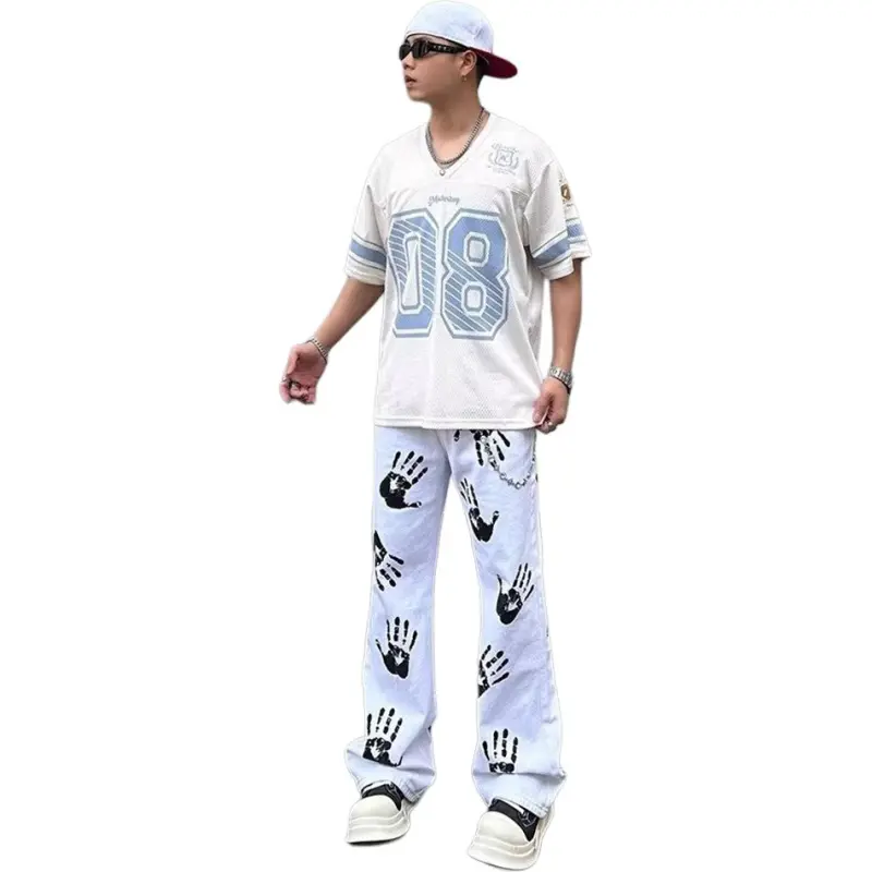 Weles Jeans Unisex White-1