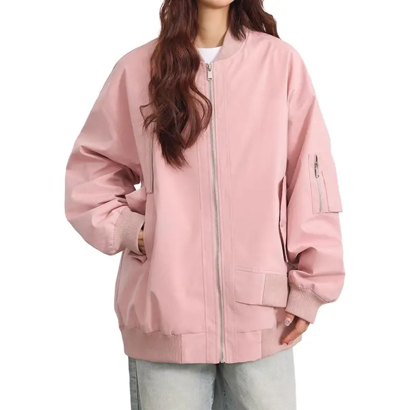 Kazakhstan Jackets Coats Unisex Pink-2