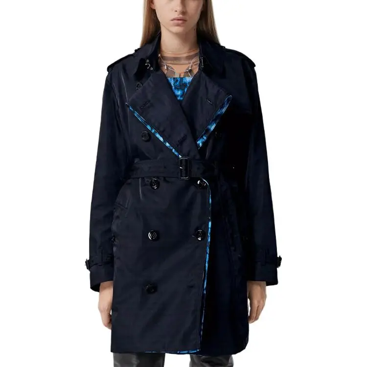 Burberry Trench Coat Women's Black-2