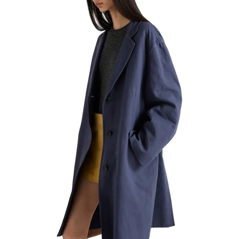 PRADA SS25 Spring Summer Women's Apparel Collection Coat Women's Blue-3