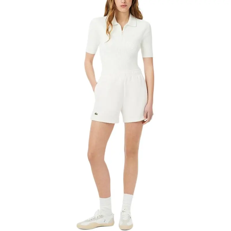 LACOSTE SS25 Casual Shorts Women's Ecru-2
