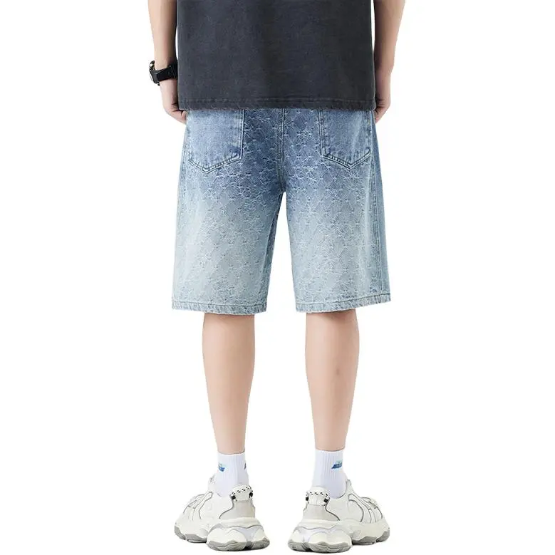 ROBINHOOD Denim Shorts Unisex Light Blue-1