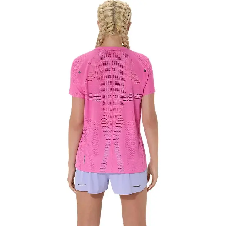Asics x Lucy Charles-Barclay METARUN SS FW24 T-Shirt Women's Pink-1
