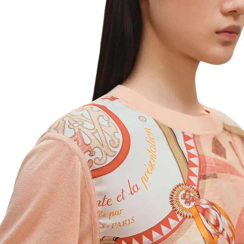 HERMES FW25 T Shirt Women's Orange-3