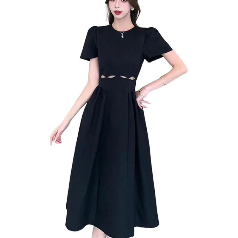 Si Bei'er Short Sleeved Dress Women's-1